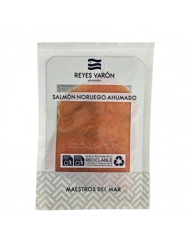 SALMÓN AHUMADO PRECORTADO 100 GR.