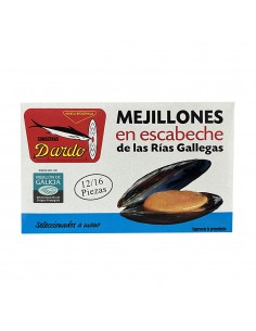 MEJILLONES ESCABECHE DARDO 12/16 UDS
